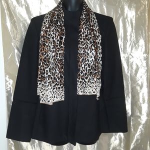 Leopard print Vintage Silk scarf